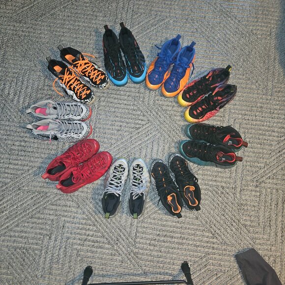 9 pair of Nike Foamposites main image 5